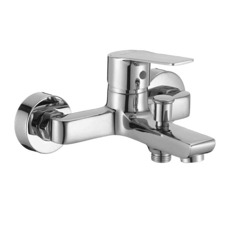 KUCHINOX BORGO BKB 010D - BATERIA WANNOWA ŚCIENNA CHROM KUCHINOX BORGO BKB 010D - BATERIA WANNOWA ŚCIENNA CHROM