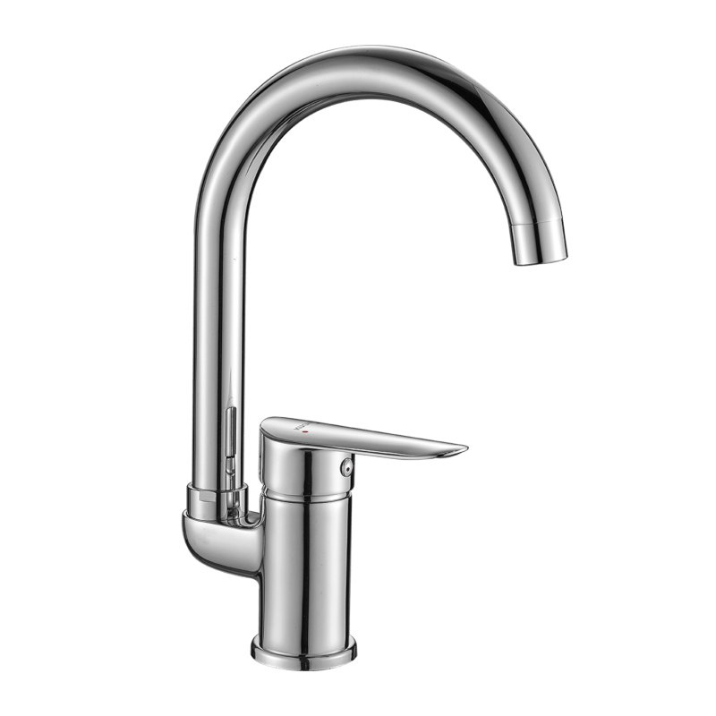 BATERIA ZLEWOZMYWAKOWA WYSOKA Z RUCHOMĄ WYLEWKĄ CHROM KUCHINOX CENTO BKC 068D BATERIA ZLEWOZMYWAKOWA WYSOKA Z RUCHOMĄ WYLEWKĄ CHROM KUCHINOX CENTO BKC 068D