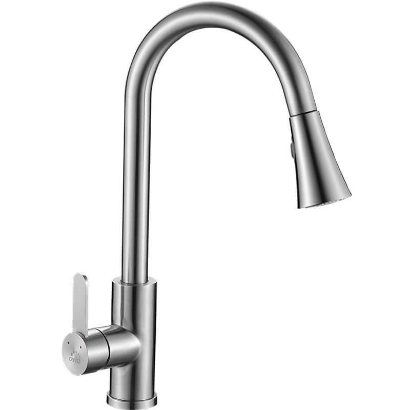 LAVEO BONA BAB 269U - BATERIA ZLEWOZMYWAKOWA Z WYCIAGANĄ WYLEWKĄ TYPU ,,U'' STAL NIERDZEWNA LAVEO BONA BAB 269U - BATERIA ZLEWOZMYWAKOWA Z WYCIAGANĄ WYLEWKĄ TYPU ,,U'' STAL NIERDZEWNA