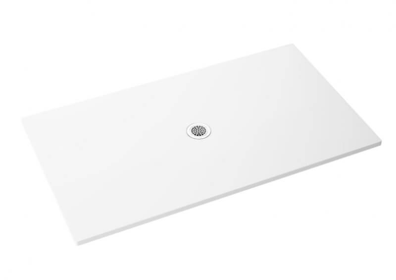 POLIMAT FRESCO 00454 - BRODZIK POSADZKOWY PROSTOKĄTNY 90x80 MINERAL COMPOSITE BIAŁY MAT POLIMAT FRESCO 00454 - BRODZIK POSADZKOWY PROSTOKĄTNY 90x80 MINERAL COMPOSITE BIAŁY MAT