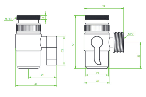 LAVEO AERATOR CPN 01BD - PERLATOR Z ZAWOREM DO PODŁACZENIA WĘŻA 1/2" BIDETTA LAVEO AERATOR CPN 01BD - PERLATOR Z ZAWOREM DO PODŁACZENIA WĘŻA 1/2" BIDETTA