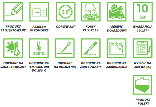 LAVEO DAFNE SBD 580T - ZLEWOZMYWAK GRANITOWY 1-KOMOROWY OKRĄGŁU 51 CM SZARA LAVEO DAFNE SBD 580T - ZLEWOZMYWAK GRANITOWY 1-KOMOROWY OKRĄGŁU 51 CM SZARA