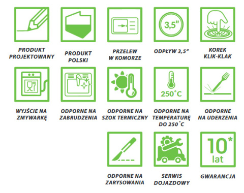 LAVEO TAU SBT 410Y - ZLEWOZMYWAK GRANITOWY 1-KOMOROWY 57X50 CM BEŻOWY LAVEO TAU SBT 410Y - ZLEWOZMYWAK GRANITOWY 1-KOMOROWY 57X50 CM BEŻOWY