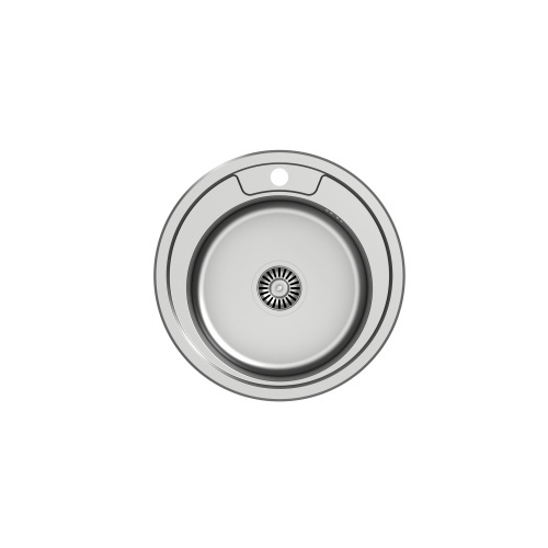STEINER HUGO 210 HD210LEN4936 - ZLEWOZMYWAK STALOWY WPUSZCZANY 1-KOMORA OKRĄGŁY 49 CM, WYKOŃCZENIE LEN STEINER HUGO 210 HD210LEN4936 - ZLEWOZMYWAK STALOWY WPUSZCZANY 1-KOMORA OKRĄGŁY 49 CM, WYKOŃCZENIE LEN