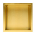 BALNEO WALL-BOX ONE GOLD 30X30X10 - PÓŁKA WNĘKOWA WBUDOWYWANA W ŚCIANĘ 30X30X10 CM, ZŁOTA