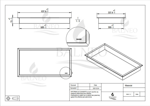 BALNEO WALL-BOX ONE BLACK 60X30X7 - PÓŁKA WNĘKOWA WBUDOWYWANA W ŚCIANĘ 60X30X7 CM, CZARNA BALNEO WALL-BOX ONE BLACK 60X30X7 - PÓŁKA WNĘKOWA WBUDOWYWANA W ŚCIANĘ 60X30X7 CM, CZARNA