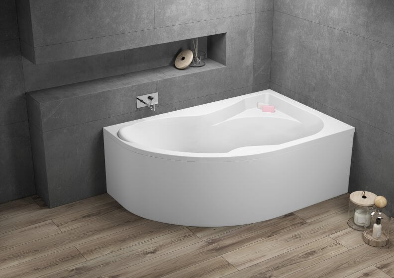 POLIMAT DORA 00358 - WANNA NAROŻNA L 170x110cm AKRYLOWA BIAŁA POLIMAT DORA 00358 - WANNA NAROŻNA L 170x110cm AKRYLOWA BIAŁA