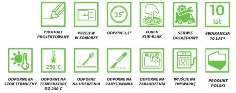 LAVEO IBIZA SBI 710U - ZLEWOZMYWAK GRANITOWY PODWIESZANY 1-KOMOROWY 56X46 CM CZARNY LAVEO IBIZA SBI 710U - ZLEWOZMYWAK GRANITOWY PODWIESZANY 1-KOMOROWY 56X46 CM CZARNY