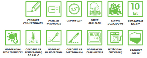 LAVEO STELLA SBY 413T - ZLEWOZMYWAK GRANITOWY WPUSZCZANY 1-KOMOROWY 44X58 CM BEŻOWY LAVEO STELLA SBY 413T - ZLEWOZMYWAK GRANITOWY WPUSZCZANY 1-KOMOROWY 44X58 CM BEŻOWY