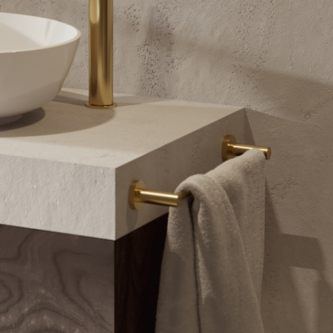 OMNIRES MODERN PROJECT MP60216GLB - WIESZAK NA RĘCZNIK 60 CM ZŁOTY SZCZOTKOWANY OMNIRES MODERN PROJECT MP60216GLB - WIESZAK NA RĘCZNIK 60 CM ZŁOTY SZCZOTKOWANY