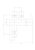 OMNIRES Y Y8877CR - REGULATOR TEMPERATURY DO BATERII UMYWALKOWEJ CZASOWEJ