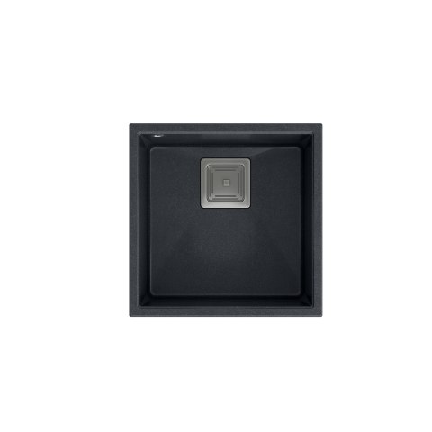 QUADRON DAVID 40 HQD4242U7-BS - ZLEWOZMYWAK 1-KOMOROWY GRANITOWY PODWIESZANY 42x42 CZARNY Z SYFONEM QUADRON DAVID 40 HQD4242U7-BS - ZLEWOZMYWAK 1-KOMOROWY GRANITOWY PODWIESZANY 42x42 CZARNY Z SYFONEM