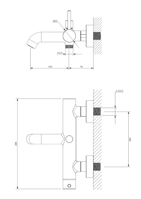 OMNIRES Y Y1231NI - BATERIA WANNOWA ŚCIENNA Z ZESTAWEM NIKIEL OMNIRES Y Y1231NI - BATERIA WANNOWA ŚCIENNA Z ZESTAWEM NIKIEL