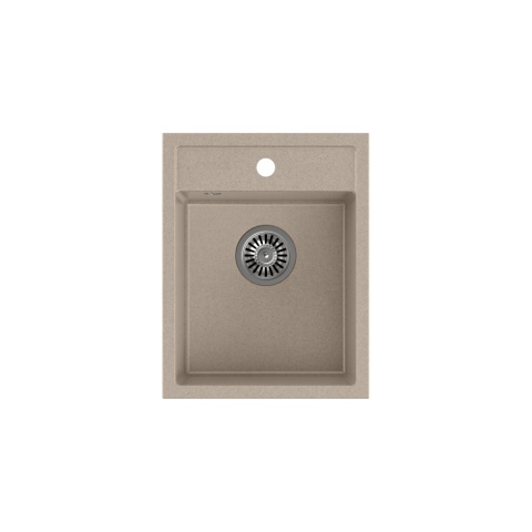 QUADRON JOHNNY 90 HCQJ3950BEZK - ZLEWOZMYWAK 1-KOMOROWY GRANITOWY WPUSZCZANY 39x50 CM BEŻOWY Z SYFONEM QUADRON JOHNNY 90 HCQJ3950BEZK - ZLEWOZMYWAK 1-KOMOROWY GRANITOWY WPUSZCZANY 39x50 CM BEŻOWY Z SYFONEM