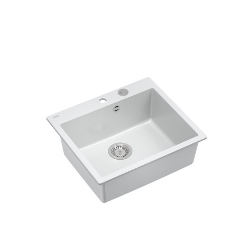 QUADRON MORGAN 110 HB8304U1-BS_P2O - ZLEWOZMYWAK 1-KOMOROWY GRANITOWY WPUSZCZANY 57x50 BIAŁY Z SYFONEM QUADRON MORGAN 110 HB8304U1-BS_P2O - ZLEWOZMYWAK 1-KOMOROWY GRANITOWY WPUSZCZANY 57x50 BIAŁY Z SYFONEM