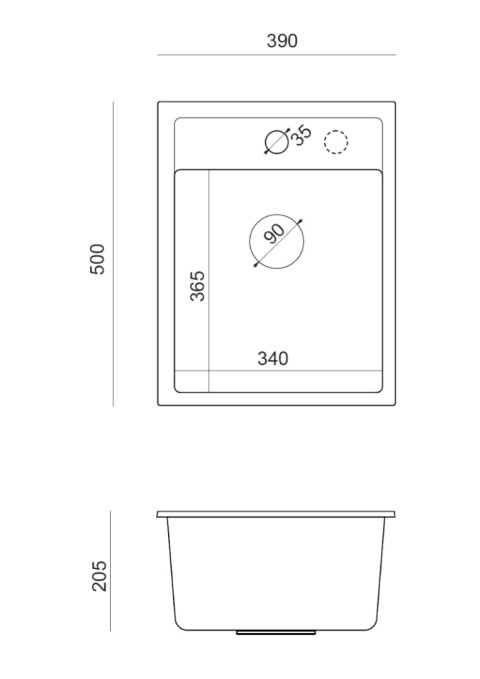 QUADRON JOHNNY 90 HCQJ3950SZK - ZLEWOZMYWAK 1-KOMOROWY GRANITOWY WPUSZCZANY 39x50 CM SZARY Z SYFONEM QUADRON JOHNNY 90 HCQJ3950SZK - ZLEWOZMYWAK 1-KOMOROWY GRANITOWY WPUSZCZANY 39x50 CM SZARY Z SYFONEM