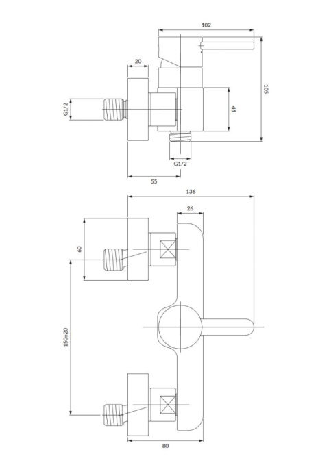 OMNIRES DARLING DA5040BL - BATERIA PRYSZNICOWA ŚCIENNA CZARNA OMNIRES DARLING DA5040BL - BATERIA PRYSZNICOWA ŚCIENNA CZARNA