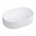 OMNIRES MESA MESA460BM - UMYWALKA NABLATOWA OWALNA 46x31 CM BIAŁY MAT
