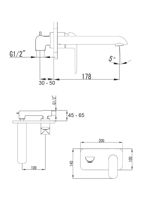 OMNIRES SACRAMENTO SC2315CRB - BATERIA UMYWALKOWA PODTYNKOWA BIAŁA CHROM OMNIRES SACRAMENTO SC2315CRB - BATERIA UMYWALKOWA PODTYNKOWA BIAŁA CHROM
