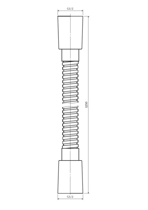 OMNIRES WĄŻ 022-XBL - WĄŻ NATRYSKOWY CZARNY MAT 125 CM OMNIRES WĄŻ 022-XBL - WĄŻ NATRYSKOWY CZARNY MAT 125 CM