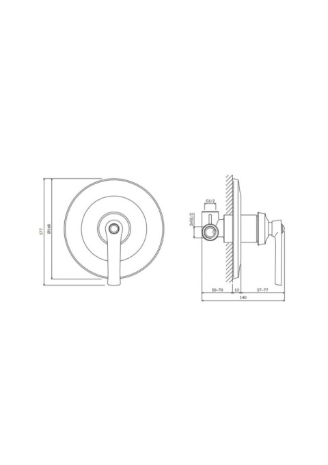 OMNIRES ARMANCE AM5245CR - BATERIA PRYSZNICOWA PODTYNKOWA CHROM OMNIRES ARMANCE AM5245CR - BATERIA PRYSZNICOWA PODTYNKOWA CHROM