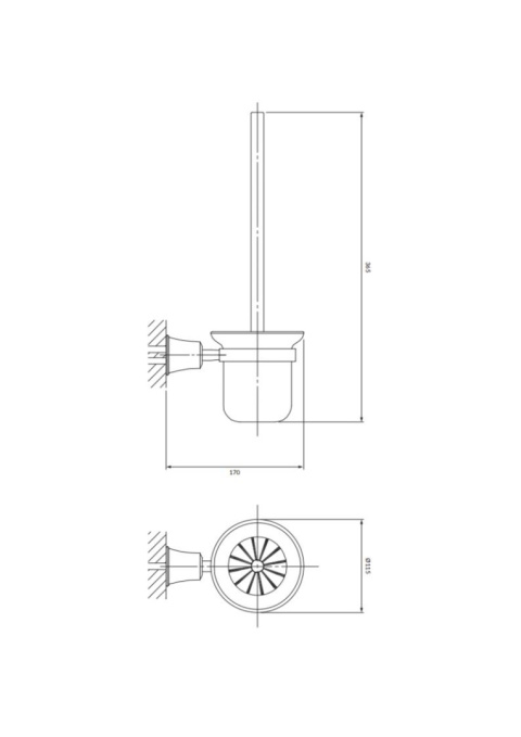 OMNIRES ART LINE AL53620ORB - SZCZOTKA TOALETOWA WISZĄCA RETRO MIEDŹ ANTYCZNA OMNIRES ART LINE AL53620ORB - SZCZOTKA TOALETOWA WISZĄCA RETRO MIEDŹ ANTYCZNA