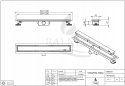 BALNEO DUPLEX NEXT 70 - ODPŁYW LINIOWY 70CM GŁĘBOKI OSADNIK DWUSTRONNY