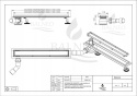 BALNEO SIDE-DRAIN 50 - ODPŁYW LINIOWY 50 CM DWUSTRONNY Z SYFONEM BOCZNYM OBROTOWYM