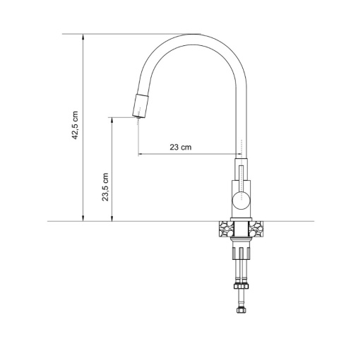 QUADRON AGNES 52141BLM - BATERIA KUCHENNA TRÓJDROŻNA Z ELASTYCZNĄ WYLEWKĄ CZARNY MAT Z PODŁĄCZENIEM FILTRA WODY STAL NIERDZEWNA QUADRON AGNES 52141BLM - BATERIA KUCHENNA TRÓJDROŻNA Z ELASTYCZNĄ WYLEWKĄ CZARNY MAT Z PODŁĄCZENIEM FILTRA WODY STAL NIERDZEWNA