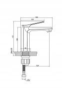 INVENA NERI BU-P1-014 - BATERIA UMYWALKOWA NISKA Z KORKIEM MIEDZIANA INVENA NERI BU-P1-014 - BATERIA UMYWALKOWA NISKA Z KORKIEM MIEDZIANA