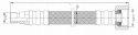 INVENA WS-25-080 - Wąż do wody INVENA w oplocie ze stali nierdzewnej 3/8” x M8 GW/GZ, 80 cm