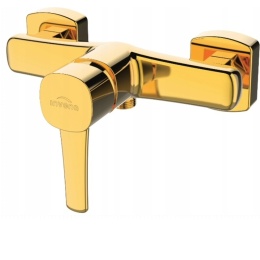 INVENA GLAMOUR BN-02-009 - BATERIA NATRYSKOWA PRYSZNICOWA ŚCIENNA JEDNOUCHWYTOWA
