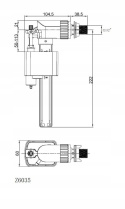 JANO Z6035P - ZAWÓR NAPEŁNIAJĄCAY 1/2" ZASILAJĄCY PLASTIK CICHY JANO JANO Z6035P - ZAWÓR NAPEŁNIAJĄCAY 1/2" ZASILAJĄCY PLASTIK CICHY JANO