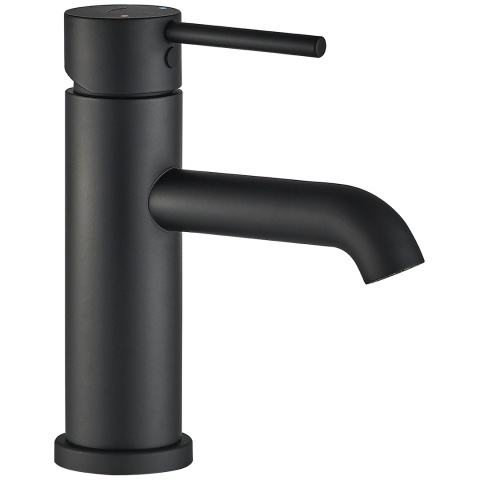 KUCHINOX NOIA BNK 720D - BATERIA UMYWALKOWA STAL NIERDZEWNA STOJĄCA CZARNA NISKA