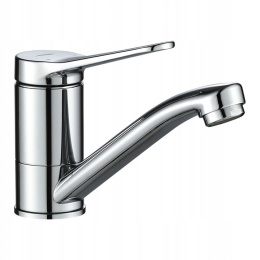 KUCHINOX VILLA BVK 026D - BATERIA UMYWALKOWA STOJĄCA Z RUCHOMĄ WYLEWKĄ GŁOWICA CERAMICZNA NISKA CHROM