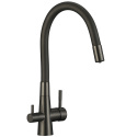 LAVEO MALAWI SLMA510F - ZLEWOZMYWAK STALOWY WPUSZCZANY Z BATERIĄ FILTRUJĄCĄ WODĘ 1-KOMOROWY 58X50 CM GRAFIT Z SYFONEM LAVEO MALAWI SLMA510F - ZLEWOZMYWAK STALOWY WPUSZCZANY Z BATERIĄ FILTRUJĄCĄ WODĘ 1-KOMOROWY 58X50 CM GRAFIT Z SYFONEM
