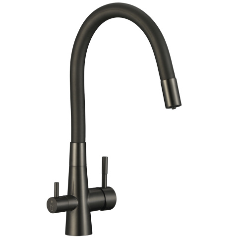 LAVEO MALAWI SLMA510F - ZLEWOZMYWAK STALOWY WPUSZCZANY Z BATERIĄ FILTRUJĄCĄ WODĘ 1-KOMOROWY 58X50 CM GRAFIT Z SYFONEM LAVEO MALAWI SLMA510F - ZLEWOZMYWAK STALOWY WPUSZCZANY Z BATERIĄ FILTRUJĄCĄ WODĘ 1-KOMOROWY 58X50 CM GRAFIT Z SYFONEM