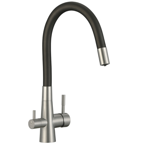 LAVEO MALAWI SLMA010F - ZLEWOZMYWAK STALOWY WPUSZCZANY Z BATERIĄ FILTRUJĄCĄ WODĘ 1-KOMOROWY 58X50 CM INOX Z SYFONEM LAVEO MALAWI SLMA010F - ZLEWOZMYWAK STALOWY WPUSZCZANY Z BATERIĄ FILTRUJĄCĄ WODĘ 1-KOMOROWY 58X50 CM INOX Z SYFONEM