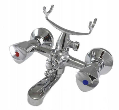 ZXC 4900-3 - BATERIA WANNOWA DWUCHWYTOWA NA POKRĘTŁA Z ZESTAWEM PRYSZNICOWYM MOSIĄDZ ZXC 4900-3 - BATERIA WANNOWA DWUCHWYTOWA NA POKRĘTŁA Z ZESTAWEM PRYSZNICOWYM MOSIĄDZ