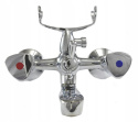 ZXC 4900-3 - BATERIA WANNOWA DWUCHWYTOWA NA POKRĘTŁA Z ZESTAWEM PRYSZNICOWYM MOSIĄDZ ZXC 4900-3 - BATERIA WANNOWA DWUCHWYTOWA NA POKRĘTŁA Z ZESTAWEM PRYSZNICOWYM MOSIĄDZ
