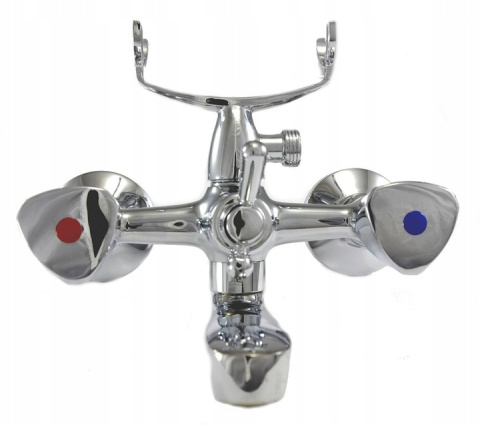 ZXC 4900-3 - BATERIA WANNOWA DWUCHWYTOWA NA POKRĘTŁA Z ZESTAWEM PRYSZNICOWYM MOSIĄDZ ZXC 4900-3 - BATERIA WANNOWA DWUCHWYTOWA NA POKRĘTŁA Z ZESTAWEM PRYSZNICOWYM MOSIĄDZ
