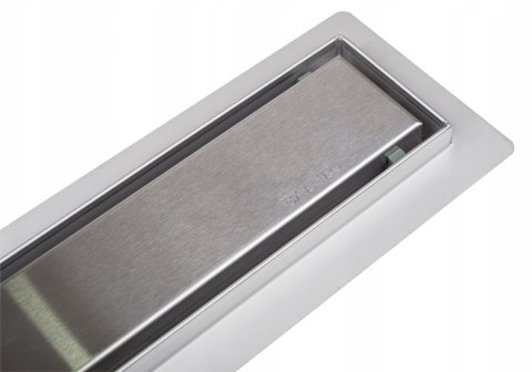 BALNEO DUPLEX NEXT 100 - ODPŁYW LINIOWY 100CM GŁĘBOKI OSADNIK DWUSTRONNY STAL NIERDZEWNA INOX
