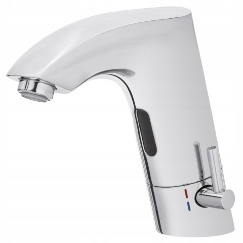 INVENA BS-00-001 - BATERIA UMYWALKOWA BEZDOTYKOWA AUTOMATYCZNA CHROM INVENA FOTOKOMÓRKA