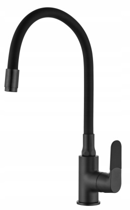 INVENA JOGA PLUS BZ-32-P04 - BATERIA KUCHENNA Z ELASTYCZNĄ WYLEWKĄ CZARNA