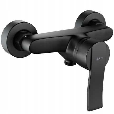 KUCHINOX MADERA BQM 740D - BATERIA PRYSZNICOWA ŚCIENNA CZARNA