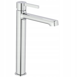 LAVEO ALITA BVA 02ND - BATERIA UMYWALKOWA NABLATOWA WYSOKA Z KORKIEM KLIK KLAK CHROM