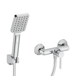 LAVEO ALITA BVA 041D - BATERIA PRYSZNICOWA Z ZESTAWEM PRYSZNICOWYM CHROM