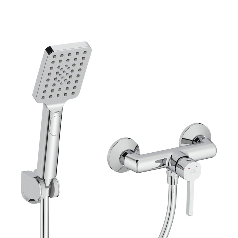 LAVEO ALITA BVA 041D - BATERIA PRYSZNICOWA Z ZESTAWEM PRYSZNICOWYM CHROM