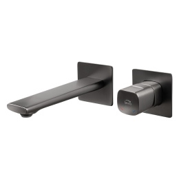 LAVEO TORES BVT 922P - BATERIA UMYWALKOWA PODTYNKOWA GRAFIT Z KORKIEM KLIK-KLAK