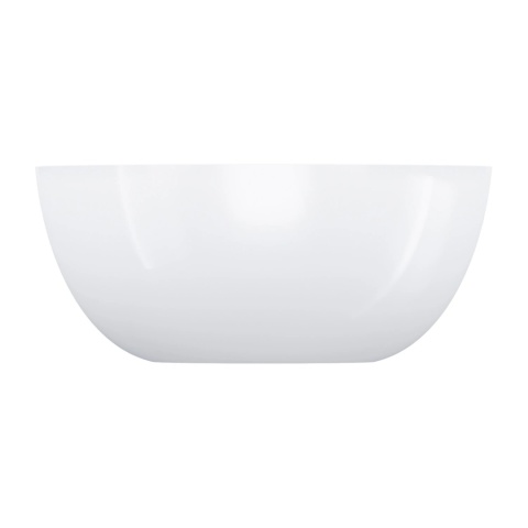 OMNIRES SHELL SHELL350UNBP - UMYWALKA NABLATOWA OWALNA BIAŁY POŁYSK 35CM